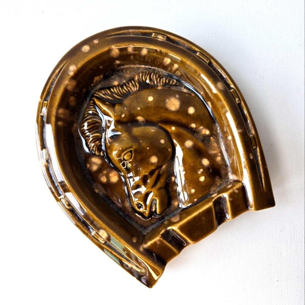 Horseshoe ashtray